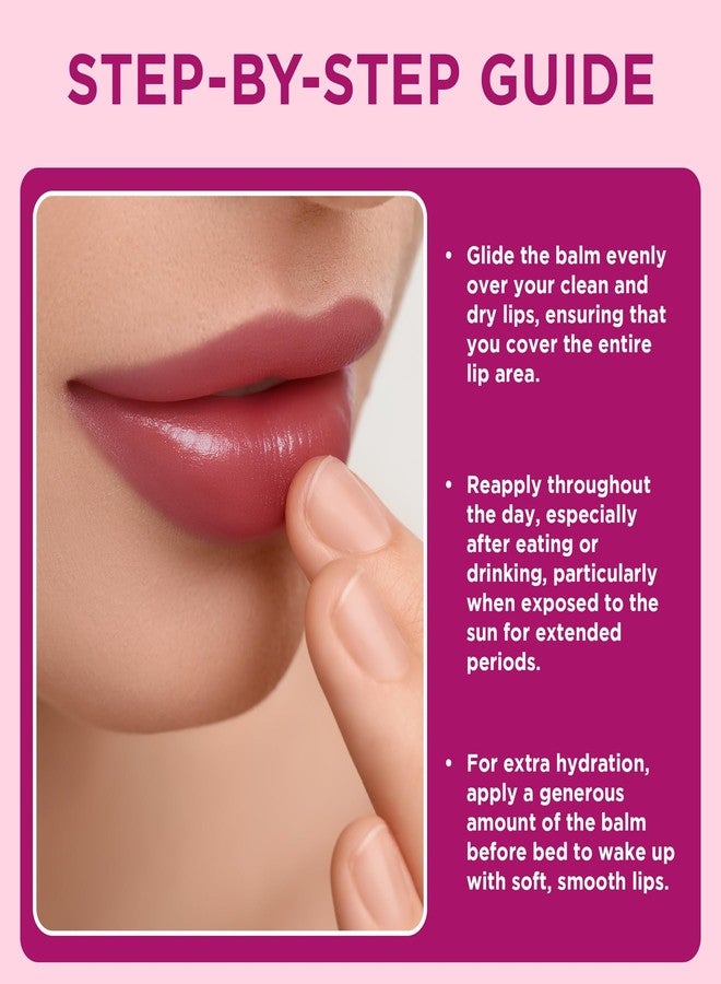 Orgatre Beetroot Lip Balm Tube with Ceramide, Kojic Acid & SPF 30 PA++ | Deep Moisturization & Pigmentation Care | Natural Beetroot Tint | Nourishes, Repairs & Protects Lips | 10ml - Pack of 2 - Image 4